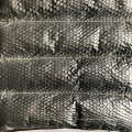 420t Weft Stretch Nylon Taffeta Fabric with Silver Pressed for Garment